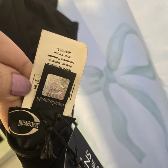 🔥NWT Roberto Cavalier Vintage Black Slinky Bustier Gown Maxi Dress 40 / 4 XS S - Picture 8 of 16